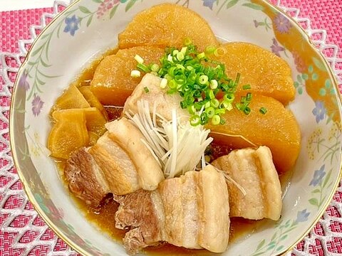 甘酒でコク旨!とろとろ★豚バラ大根